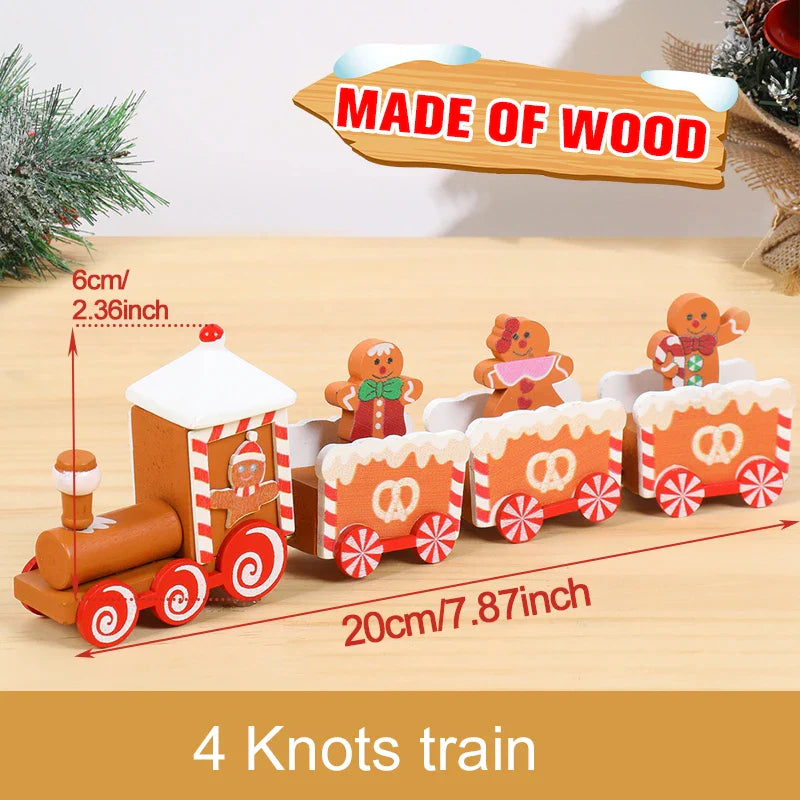 Christmas Train Decoration - Festive Holiday Village Display Set