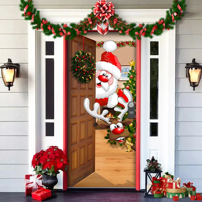Winter Wonderland Welcome – Transform Your Door into a Holiday Dream!
