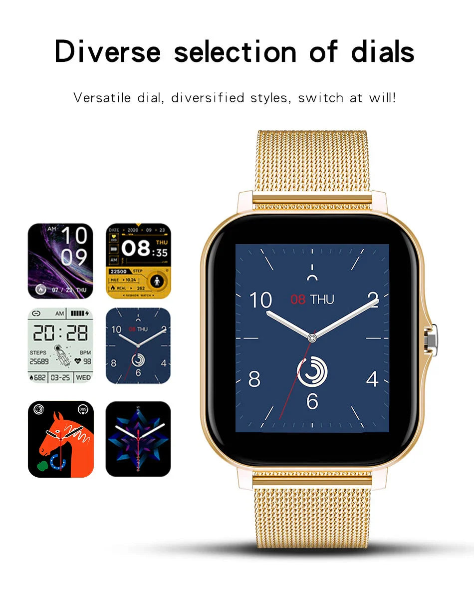 2025 Smartwatch - 1.44" HD Screen, Bluetooth Calls & Health Monitoring
