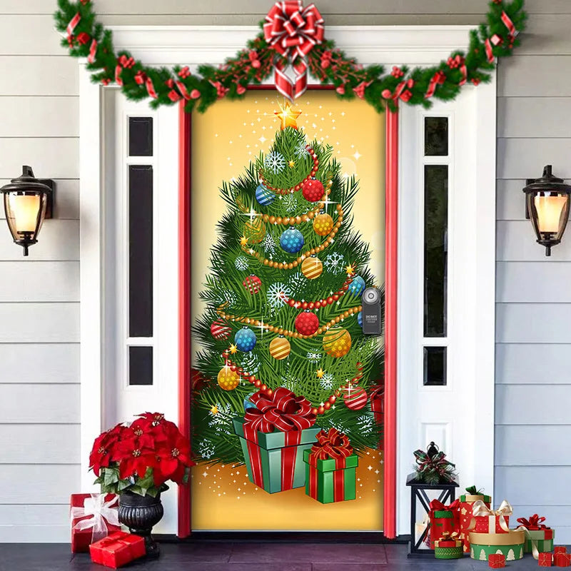 Winter Wonderland Welcome – Transform Your Door into a Holiday Dream!