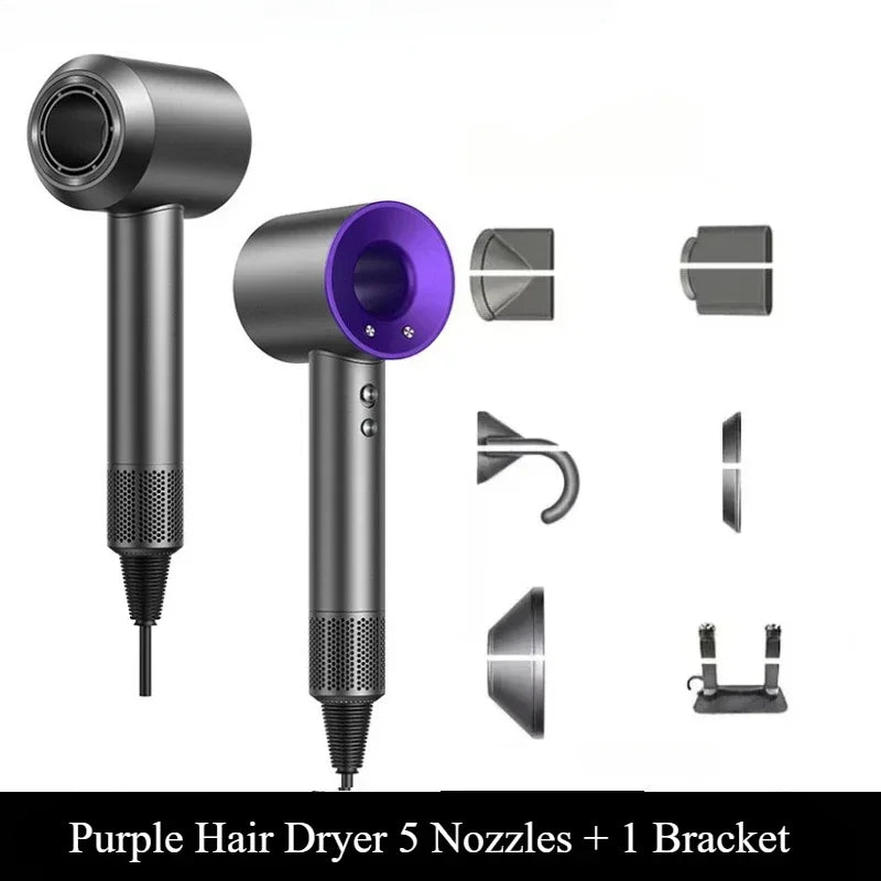 5-in-1 Hair Dryer - Professional Styling Tool with Hot & Cold Air for Smooth Hair