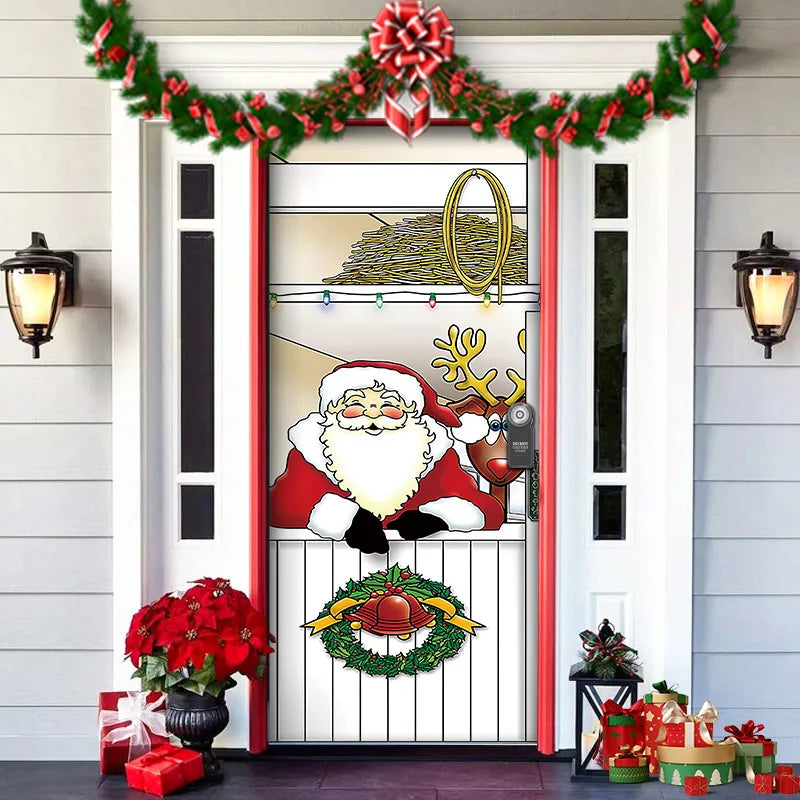 Winter Wonderland Welcome – Transform Your Door into a Holiday Dream!