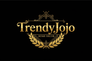 design trendjojo in bigger font that would be able to see it in cozy black & gold luxury color
