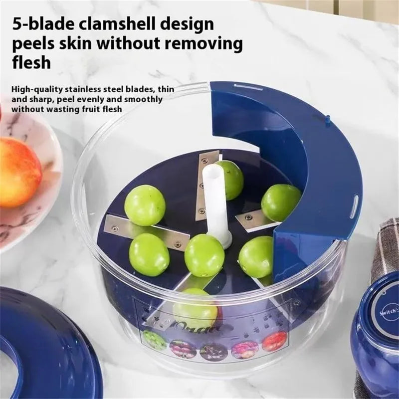 Automatic Electric Grape Peeler - Hands-Free Fruit Peeler for Grapes & Berries