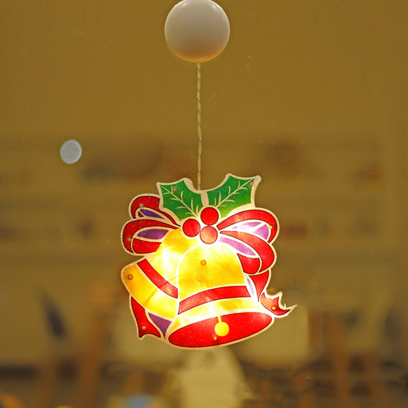 Christmas Window Hanging Lights - LED Suction Cup Star Lights for Holiday Window Decor
