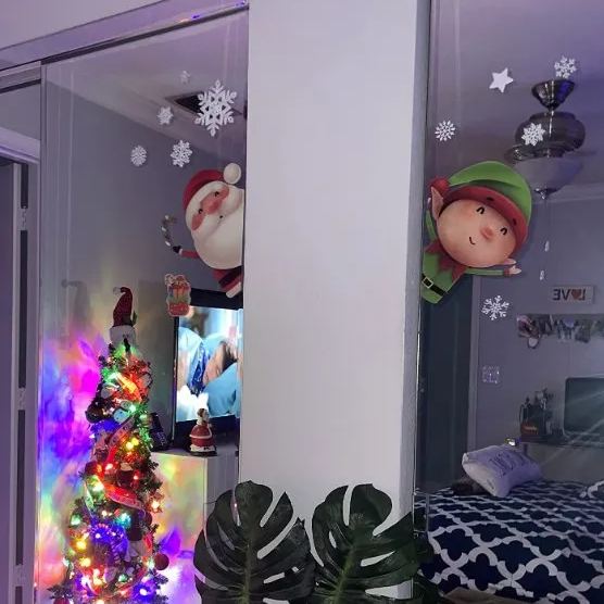 Christmas Window Decals - Snowflake Stickers for Holiday Window & Glass Decoration